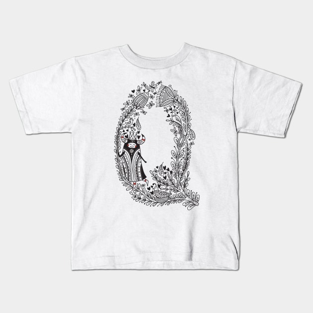 Letter Q (Buu&Luu Alphabet) Kids T-Shirt by yuliia_bahniuk